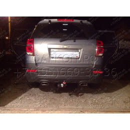 5270-A ORIS Фаркоп на Chevrolet Captiva 2013-2018 без выреза в бампере. Тип шара: A. Нагрузки: 2000/100 кг, масса фаркопа 16,5 кг (без электрики в комплекте)