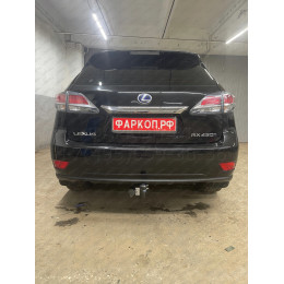 3073-A ORIS Фаркоп на Lexus RX350 2009-2015. Необходима подрезка бампера. Тип шара: A. Нагрузки: 1500/75 кг, масса фаркопа 20,7 кг (без электрики в комплекте)