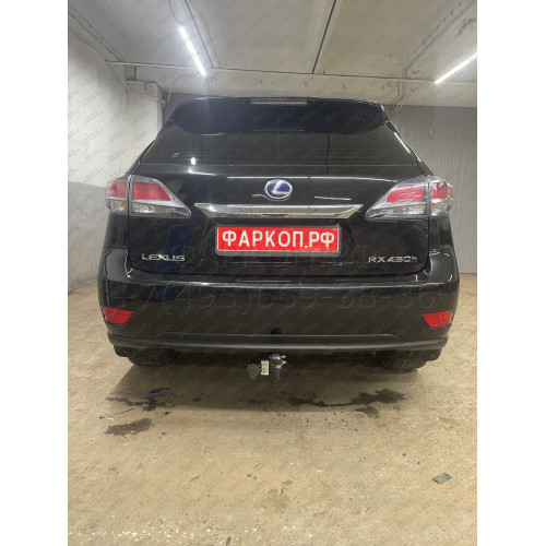 3073-A ORIS Фаркоп на Lexus RX350 2009-2015. Необходима подрезка бампера. Тип шара: A. Нагрузки: 1500/75 кг, масса фаркопа 20,7 кг (без электрики в комплекте)