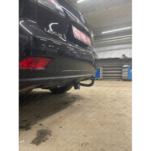 3073-A ORIS Фаркоп на Lexus RX350 2009-2015. Необходима подрезка бампера. Тип шара: A. Нагрузки: 1500/75 кг, масса фаркопа 20,7 кг (без электрики в комплекте)