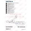 323097600001 WESTFALIA Фаркоп на MINI Countryman 4x4 2010-2017. Вертикальное быстросъемное крепление шара (снятие защищено ключом). Невидимый вырез в бампере. Нагрузки 1200/75 кг, масса фаркопа 21 кг