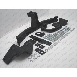4258-A ORIS Фаркоп на Hyundai Santa Fe 2012-2018, Hyundai Grand Santa Fe 2013-2018, Kia Sorento 2012-2015, кроме Prime. Необходима подрезка бампера. Тип шара: A. Нагрузки: 2000/100 кг, масса фа