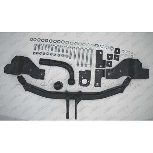 4258-A ORIS Фаркоп на Hyundai Santa Fe 2012-2018, Hyundai Grand Santa Fe 2013-2018, Kia Sorento 2012-2015, кроме Prime. Необходима подрезка бампера. Тип шара: A. Нагрузки: 2000/100 кг, масса фаркопа 19,7 кг (без электрики в комплекте)