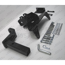 4294.32 SHERIFF Фаркоп на Toyota Land Cruiser 76/79 1989-1998 без подрезки бампера. Тип шара: E (Легкосъемный, под американский квадрат 50 мм * 50 мм). Нагрузки: 3000/120 кг,