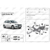 F.6013.009 BERG Фаркоп на Lada Granta хетчбек 2018-, Lada Kalina хетчбек 2013-2018, Datsun mi-DO 2014-2020 без снятия и подрезки бампера. Тип шара: A. Нагрузки: 1100/75 кг, масса фаркопа 6 кг (без электрики в комплекте)