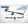 F.6016.001 BERG Фаркоп на Lada Niva Travel 2021-, Chevrolet Niva 2002-2020, Lada Niva 2020-2021 без снятия и подрезки бампера. Требуется сверление кузова. Подходит для авто с ГБО. Тип шара: A. Нагрузки: 1200/75 кг, масса фаркопа 12 кг (без электрики в ком