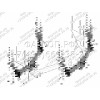 7500 Трейлер Фаркоп для SsangYong Rexton 2006-2009 (Пр-во КАМАЗ в Набережных Челнах) без снятия и подрезки бампера. Тип шара: F. Нагрузки: 1200/60 кг, масса фаркопа 18,6 кг (без электрики в комплекте)