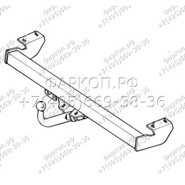 7831 Трейлер Фаркоп для Toyota RAV4 2000-2006, Chery Tiggo 2006-2011 без снятия и подрезки бампера. Тип шара: A. Нагрузки: 1200/60 кг, масса фаркопа 14 кг (без электрики 