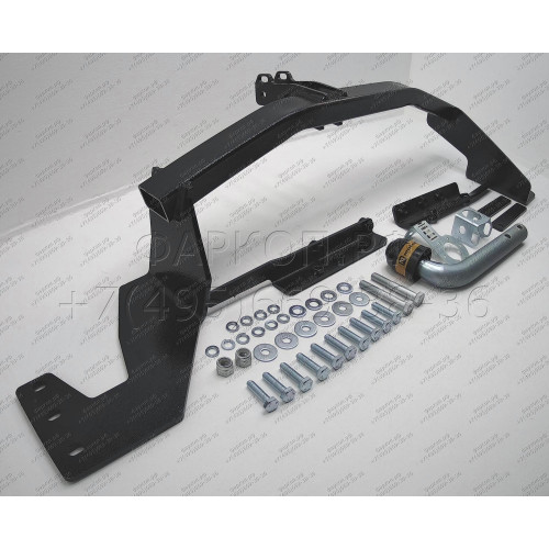 91402-A MOTODOR Фаркоп с оцинкованным шаром на Nissan X-Trail T31 2007-2015 без выреза в бампере. Тип шара: A. Нагрузки: 1500/75 кг, масса фаркопа 20 кг (без электрики в комплекте)