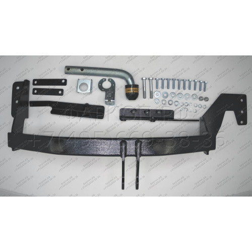 91402-A MOTODOR Фаркоп с оцинкованным шаром на Nissan X-Trail T31 2007-2015 без выреза в бампере. Тип шара: A. Нагрузки: 1500/75 кг, масса фаркопа 20 кг (без электрики в комплекте)
