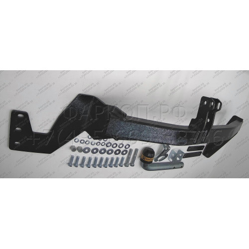 91402-A MOTODOR Фаркоп с оцинкованным шаром на Nissan X-Trail T31 2007-2015 без выреза в бампере. Тип шара: A. Нагрузки: 1500/75 кг, масса фаркопа 20 кг (без электрики в комплекте)