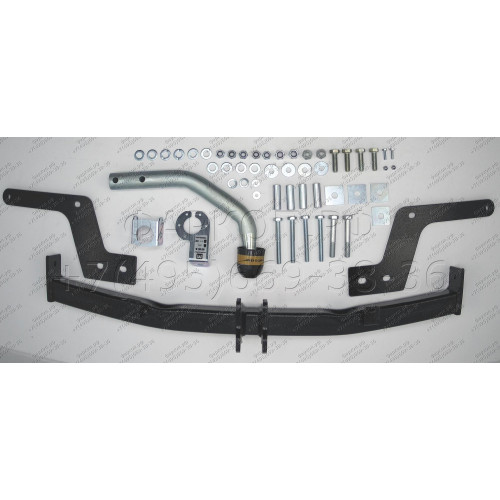 92107-A MOTODOR Фаркоп с оцинкованным шаром на Lada XRay 2016-2022, Lada X-Ray Cross 2018-2022 без выреза в бампере. Тип шара: A. Нагрузки: 900/75 кг, масса фаркопа 15 кг (без электрики в комплекте)