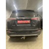 92506-A MOTODOR Фаркоп с оцинкованным шаром на Toyota RAV4 2013-2019. Необходима подрезка бампера. Тип шара: A. Нагрузки: 1500/75 кг, масса фаркопа 23 кг (без электрики в комплекте)