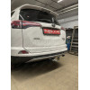 92506-A MOTODOR Фаркоп с оцинкованным шаром на Toyota RAV4 2013-2019. Необходима подрезка бампера. Тип шара: A. Нагрузки: 1500/75 кг, масса фаркопа 23 кг (без электрики в комплекте)