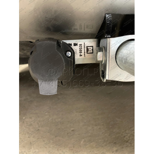 92506-A MOTODOR Фаркоп с оцинкованным шаром на Toyota RAV4 2013-2019. Необходима подрезка бампера. Тип шара: A. Нагрузки: 1500/75 кг, масса фаркопа 23 кг (без электрики в комплекте)