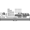 99022-A MOTODOR Фаркоп с оцинкованным шаром на Tenet T4 2025-, Chery Tiggo 4 2024-, Chery Tiggo 4 Pro 2022-, Chery Tiggo 4 2018-2023 без выреза в бампере. Тип шара: A. Нагрузки: 1500/75 кг, масса фаркопа 16 кг (без электрики в комплекте)