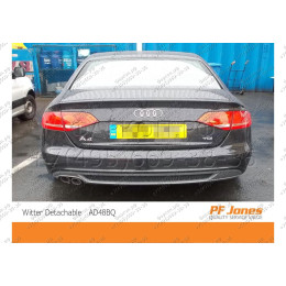 AD48BQ WITTER Фаркоп на Audi A4 седан/универсал 2007-2015, Audi A4 Allroad 2009-2015. Быстросъемное вертикальное крепление шара на ключе. Невидимый вырез в бампере. 
