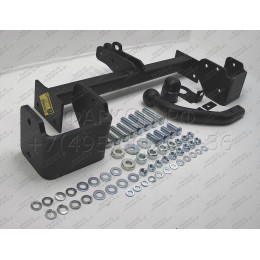 C-008 STEINHOF Фаркоп на Toyota Aygo 2005-2014, Peugeot 107 2005-2014, Citroen C1 2005-2014 без снятия и подрезки бампера. Тип шара: A. Нагрузки: 500/75 кг, масса фаркопа 14,7 кг (без эл