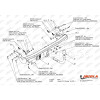 C.032 IMIOLA Фаркоп Citroen C3 II Picasso 2009-2017. Тип шара: A. Нагрузки: 1200/61 кг (без электрики в комплекте)