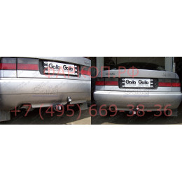 C010C GALIA Полностью оцинкованный фаркоп на Citroen Xantia хетчбек 1993-2001. Тип шара: C (горизонтальный съемный). Невидимый вырез бампера. Нагрузки: 1500/85 к