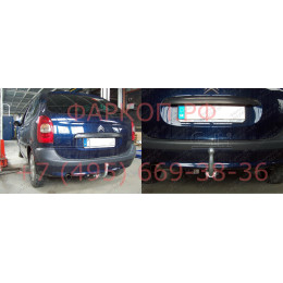 C047A GALIA Полностью оцинкованный фаркоп на Citroen Xsara Picasso 2000-2010. Особенности: с 2006- необходим блок согласования. Тип шара: A. Установка без снятия и