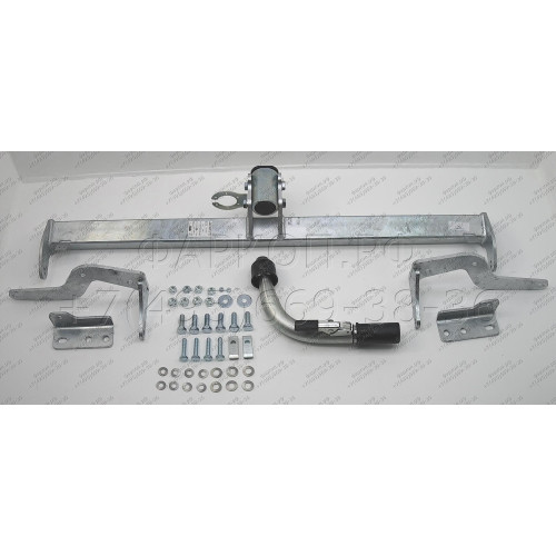 C051C GALIA Полностью оцинкованный фаркоп на Citroen C4 Picasso 2006-2013, Citroen C4 Grand Picasso 2006-2013, Peugeot 5008 2009-2017. Тип шара: C (горизонтальный съемный). Невидимая минимальная подрезка бампера. Нагрузки: 1600/75 кг, масса фаркопа 17,97 