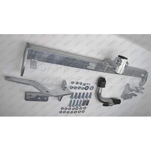 C051C GALIA Полностью оцинкованный фаркоп на Citroen C4 Picasso 2006-2013, Citroen C4 Grand Picasso 2006-2013, Peugeot 5008 2009-2017. Тип шара: C (горизонтальный съемный). Невидимая минимальная подрезка бампера. Нагрузки: 1600/75 кг, масса фаркопа 17,97 