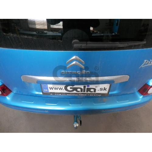 C059C GALIA Полностью оцинкованный фаркоп на Citroen C3 Picasso 2009-2017. Тип шара: C (горизонтальный съемный). Без выреза бампера. Нагрузки: 1400/75 кг, масса фаркопа 14,85 кг