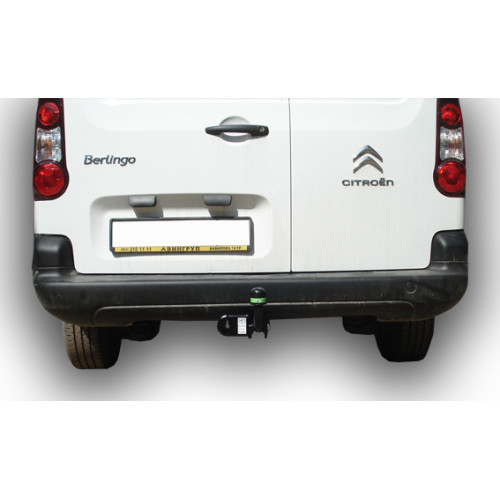 C303-A Лидер-плюс ТСУ для Citroen Berlingo L2 2008-, Peugeot Partner L2 2008- без выреза бампера. Нагрузки: 1200/75 кг, масса фаркопа 22,74 кг (без электрики в комплекте)