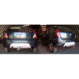 D040A GALIA Полностью оцинкованный фаркоп на Renault Sandero 2009-2014, Renault Sandero Stepway 2010-2014. Тип шара: A. Установка без снятия и выреза бампера. Нагрузки: 1200/75 к