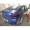 D058A GALIA Полностью оцинкованный фаркоп на Dacia Logan седан 2021-, Renault Logan 2021-, Dacia Sandero 2020-, Dacia Sandero Stepway 2020-. Подрозетник убирается за бампер. Тип шара: A. Невидимый вырез бампера. Нагрузки: 1200/75 кг, масса фаркопа 14,42 к