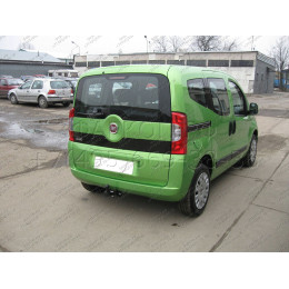 F-072 STEINHOF Фаркоп на Citroen Nemo 2009-2015, FIAT Fiorino 2008-2021, FIAT Qubo 2008-2021, Peugeot Bipper 2008-2017. Требуется подрезка бампера. Тип шара: A. Нагрузки: 1300/75 кг, масса фаркоп