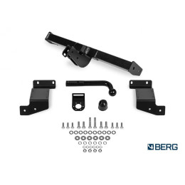 F.2813.001 BERG Фаркоп на Kia Ceed хетчбек 2012-2018 без снятия и подрезки бампера. Тип шара: A. Нагрузки: 1200/75 кг, масса фаркопа 16 кг (без электрики в комплек