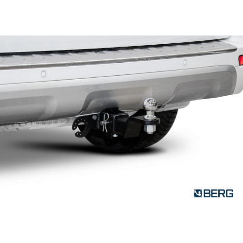 F.4812.002 BERG Фаркоп на Tank 500 2023-, Haval H5 2024-, Haval H9 2024-. Требуется подрезка бампера. Тип шара: E. Нагрузки: 2500/100 кг, масса фаркопа 10,1 кг (без электрики в комплекте)
