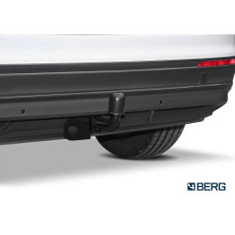 F.5111.001 BERG Фаркоп на Skoda Kodiaq 2017-2023 (необходима подрезка бампера), Volkswagen Tiguan 2016-2024 (без выреза бампера), Skoda Karoq 2017-. Тип шара: A. Нагрузки: 2000/75 кг, ма