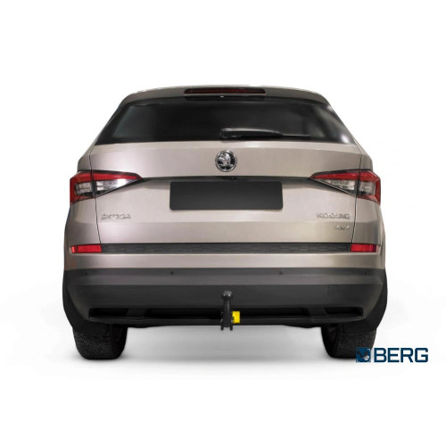 F.5111.003 BERG Фаркоп на Skoda Octavia 2012-2020, 2020-, Skoda Kodiaq 2017-2023, Volkswagen Tiguan 2016-2024, Skoda Karoq 2017-. Требуется подрезка бампера. Тип шара: VM (быстросъемный). Нагрузки: 2500/75 кг, масса фаркопа 20,5 кг (без электрики в компле