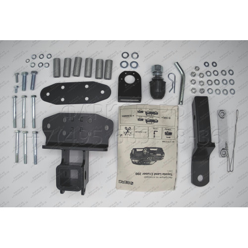 F.5713.006 BERG Фаркоп на Toyota Land Cruiser 200 (кроме Executive, TRD) 2007-2021, Lexus LX 2007-2022. Требуется подрезка бампера. Тип шара: E. Нагрузки: 1500/75 кг, масса фаркопа 12,5 кг (без электрики в комплекте)