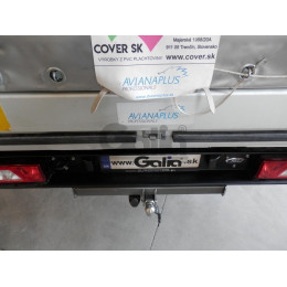 F138C GALIA Полностью оцинкованный фаркоп на Ford Transit шасси 2014-. Тип шара: C (горизонтальный съемный). Установка без выреза бампера. Нагрузки: 3500/150 к