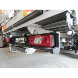 F138C GALIA Полностью оцинкованный фаркоп на Ford Transit шасси 2014-. Тип шара: C (горизонтальный съемный). Установка без выреза бампера. Нагрузки: 3500/150 к