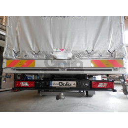 F138C GALIA Полностью оцинкованный фаркоп на Ford Transit шасси 2014-. Тип шара: C (горизонтальный съемный). Установка без выреза бампера. Нагрузки: 3500/150 к