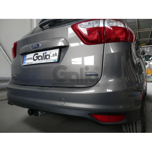 F139A GALIA Полностью оцинкованный фаркоп на Ford Focus 2003-2018, Ford Focus C-MAX 2003-2010, 2010-2019, Ford Grand C-MAX 2010-2019. Тип шара: A. Невидимый вырез бампера. Нагрузки: 1700/80 кг, масса фаркопа 14,62 кг
