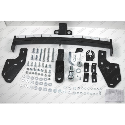 FA 0951-E(N) Бизон Фаркоп с хромированной накладкой на Honda Element 2003-2011 без подрезки бампера. Тип шара: E (легкосъемный шар под квадрат). Нагрузки: 2500/120 кг. Не комплектуется электрикой