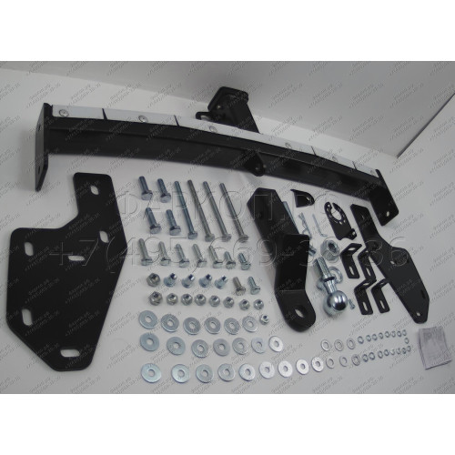 FA 0951-E(N) Бизон Фаркоп с хромированной накладкой на Honda Element 2003-2011 без подрезки бампера. Тип шара: E (легкосъемный шар под квадрат). Нагрузки: 2500/120 кг. Не комплектуется электрикой