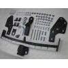 FA 0951-E(N) Бизон Фаркоп с хромированной накладкой на Honda Element 2003-2011 без подрезки бампера. Тип шара: E (легкосъемный шар под квадрат). Нагрузки: 2500/120 кг. Не комплектуется электрикой
