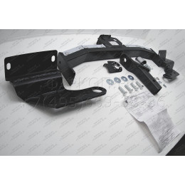 FA 0977-E(N) Бизон Фаркоп с хромированной накладкой на Jeep Grand Cherokee 2010-2021 без подрезки бампера. Тип шара: E (легкосъемный шар под квадрат). Нагрузки: 