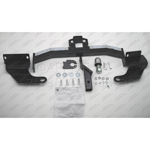 FA 0977-E(N) Бизон Фаркоп с хромированной накладкой на Jeep Grand Cherokee 2010-2021 без подрезки бампера. Тип шара: E (легкосъемный шар под квадрат). Нагрузки: 3500/120 кг. Не комплектуется электрикой