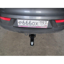 FA 1006-E Бизон Фаркоп на Kia Sportage 2010-2016 без подрезки бампера. Тип шара: E (легкосъемный шар под квадрат). Нагрузки: 2800/120 кг. Не комплектуется электр