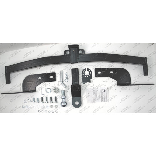 FA 1010-E Бизон Фаркоп на Toyota Highlander 1 XU20-40 2003-2010, Lexus RX 300/350/400 2003-2009 без подрезки бампера. Тип шара: E (легкосъемный шар под квадрат). Нагрузки: 3100/120 кг. Не комплектуется электрикой