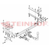 H-053 STEINHOF Фаркоп на Honda Civic хетчбек 5 дверей 2001-2005. Требуется подрезка бампера. Тип шара: AH (горизонтальное быстросъемное крепление шара на ключе). Нагрузки: 1200/75 кг, масса фаркопа 22 кг (без электрики в комплекте)