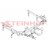 H-059 STEINHOF Фаркоп на Honda Civic универсал 2014-2017. Требуется подрезка бампера. Тип шара: A. Нагрузки: 1500/75 кг, масса фаркопа 17,9 кг (без электрики в комплекте)